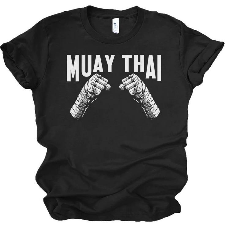 Muay Thai Fighter Fists MMA Club Martial Arts Fighting Coach Unisex Jersey T-Shirt