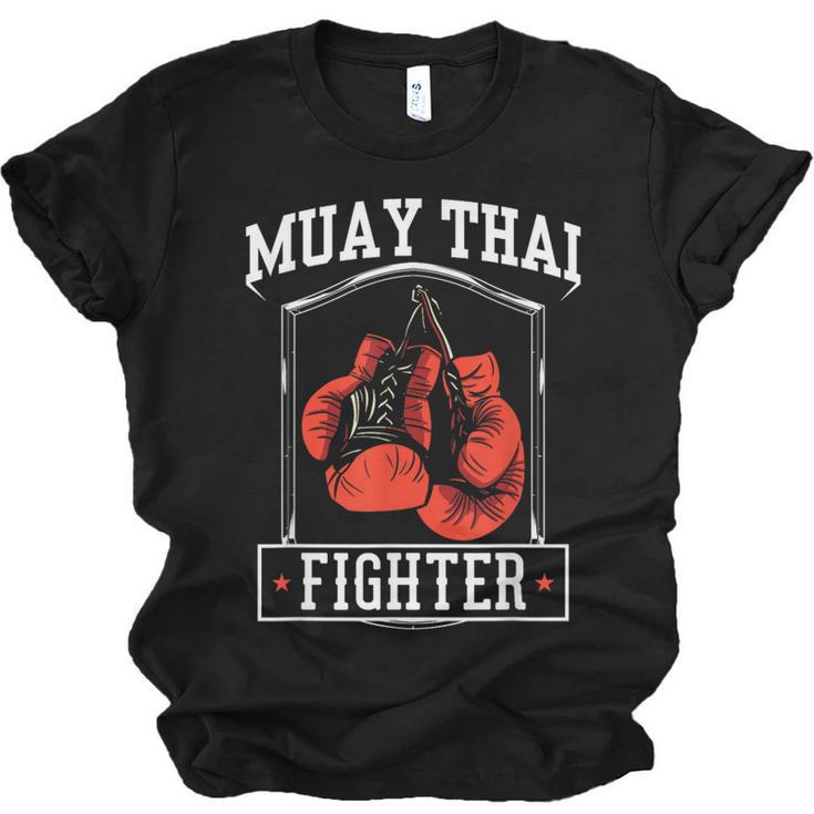 Muay Thai Fighter Hobby Boxing Martial Arts Unisex Jersey T-Shirt