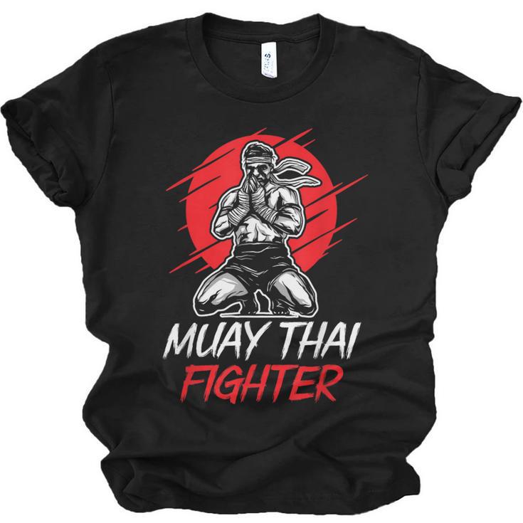 Muay Thai Fighter Martial Arts Boxing Hobby Unisex Jersey T-Shirt