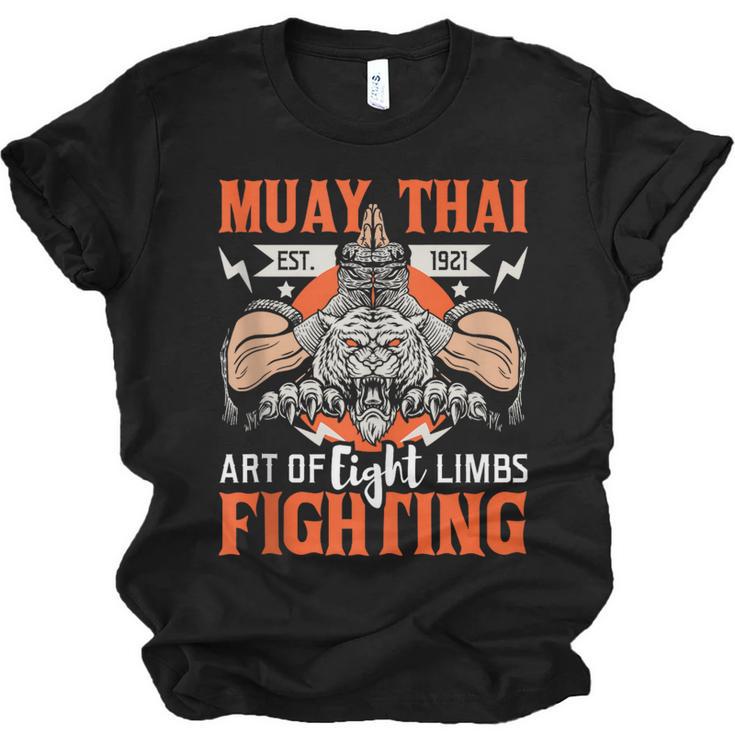 Muay Thai Fighting MMA Thai Boxing Mixed Martial Arts Unisex Jersey T-Shirt