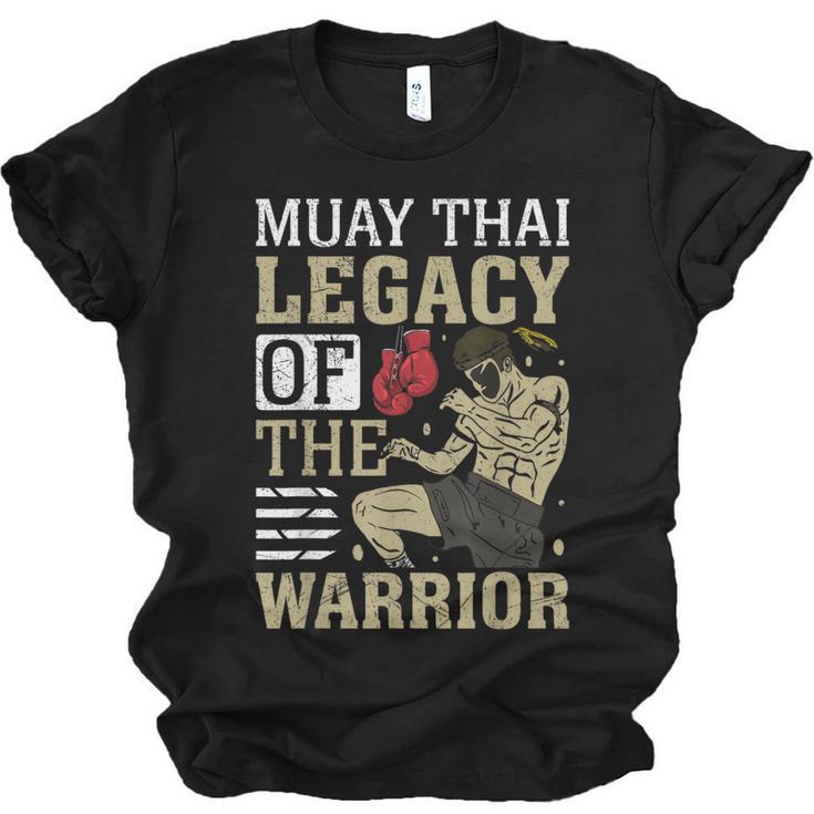 Muay Thai Legacy Of The Warrior Muay Thai Unisex Jersey T-Shirt