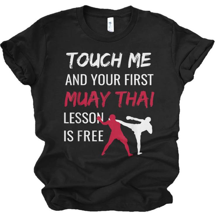 Muay Thai Martial Arts Combat Sports Self Defense Unisex Jersey T-Shirt