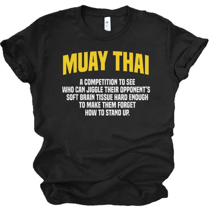 Muay Thai Martial Arts Combat Sports Unisex Jersey T-Shirt