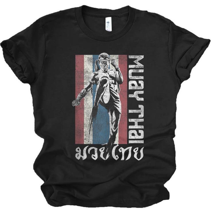 Muay Thai Shirt Thailand Flag Martial Arts Shirt Unisex Jersey T-Shirt