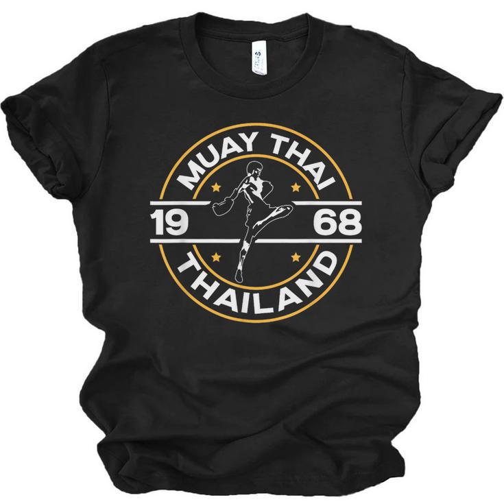 Muay Thai Thailand Fighter Fighting Combat 1969 Thai Boxing Unisex Jersey T-Shirt