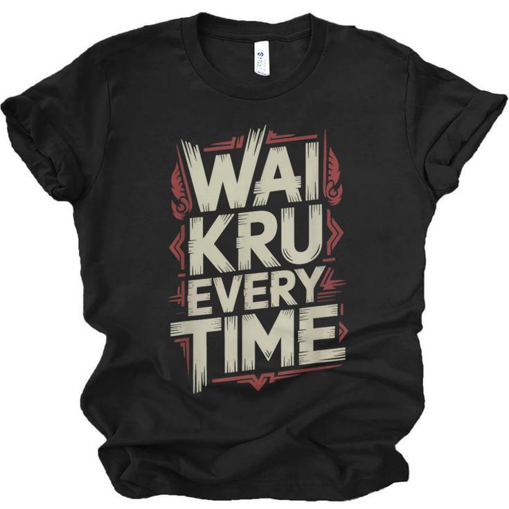 Muay Thai Wai Kru Respect Ritual Ceremony Fighter Identity Unisex Jersey T-Shirt