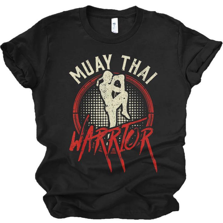 Muay Thai Warrior Fighter Boxing Martial Arts Hobby Unisex Jersey T-Shirt