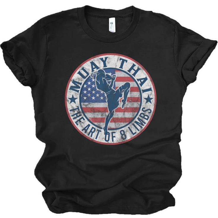 Vintage Muay Thai Karate Boxing Mixed Martial Arts Unisex Jersey T-Shirt