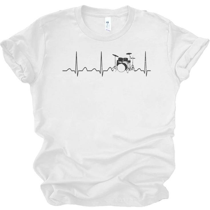Drum Kit Set Drummer Sweatshirt Unisex Jersey T-Shirt