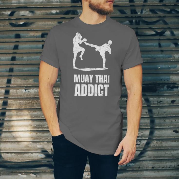 Addicted To Muay Thai Graphic Shirt Unisex Jersey T-Shirt Addicted To Muay Thai Graphic Shirt Unisex Jersey T-Shirt