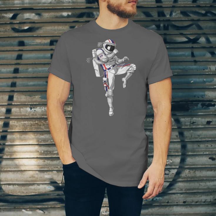 Astronaut Muay Thai Boxing Karate Kickboxing Martial Arts Unisex Jersey T-Shirt