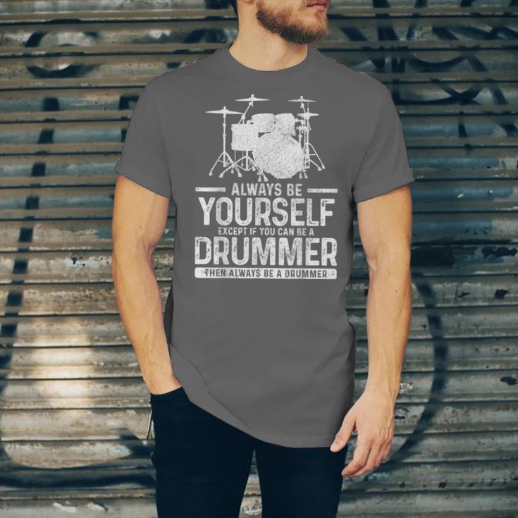 Drummer Drum Kit Saying Drummer Unisex Jersey T-Shirt Drummer Drum Kit Saying Drummer Unisex Jersey T-Shirt