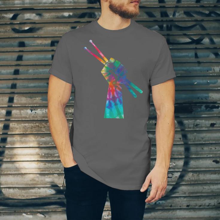 Drummer Drum Kit Tie Dye Hippie Drummer Unisex Jersey T-Shirt Drummer Drum Kit Tie Dye Hippie Drummer Unisex Jersey T-Shirt