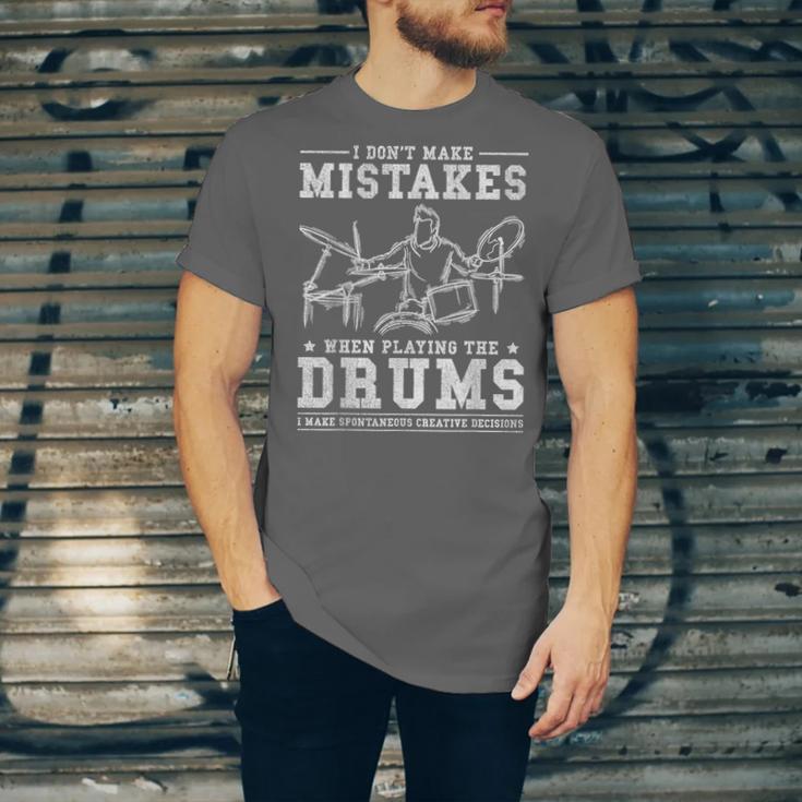 Drummer Music Drum Kit Unisex Jersey T-Shirt Drummer Music Drum Kit Unisex Jersey T-Shirt