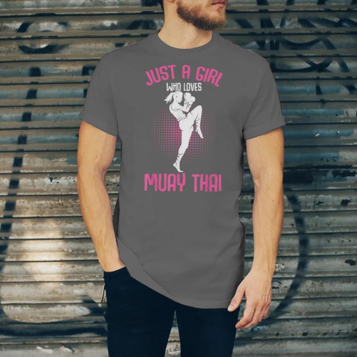Just a Girl Who Loves Muay Thai Kids Girls Unisex Jersey T-Shirt Just a Girl Who Loves Muay Thai Kids Girls Unisex Jersey T-Shirt
