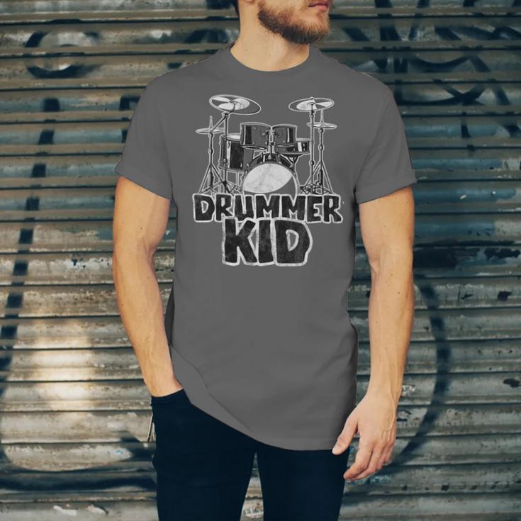 Little Drummer Awesome Drum Kit For Young Musicians Unisex Jersey T-Shirt Little Drummer Awesome Drum Kit For Young Musicians Unisex Jersey T-Shirt