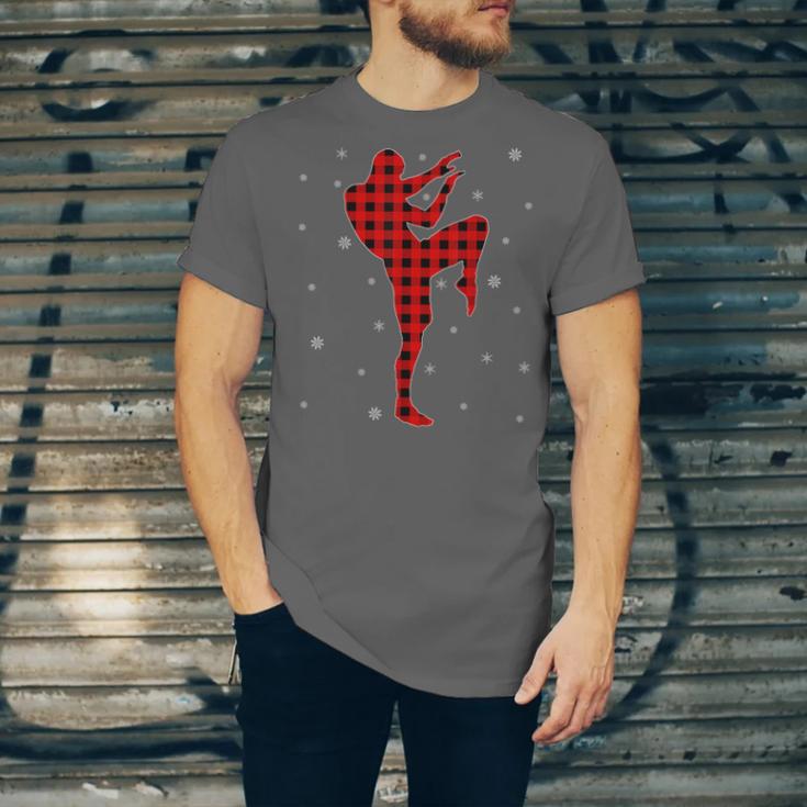 Matching Muay Thai Martial Arts Christmas Pajama Unisex Jersey T-Shirt