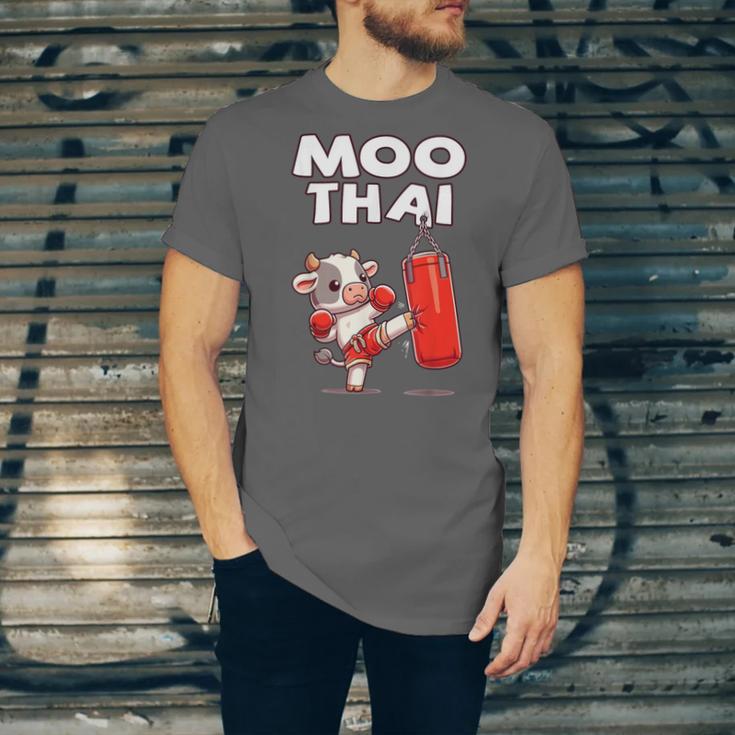 Moo Thai Muay Thai Cow Thai Boxing For Kids Muay Thai Unisex Jersey T-Shirt Moo Thai Muay Thai Cow Thai Boxing For Kids Muay Thai Unisex Jersey T-Shirt