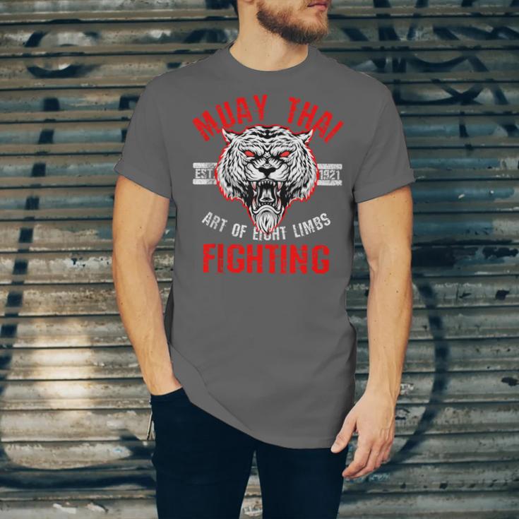 Muay Thai Art Of Eight Limbs Sak Yant Thai Boxing MMA Arts Unisex Jersey T-Shirt