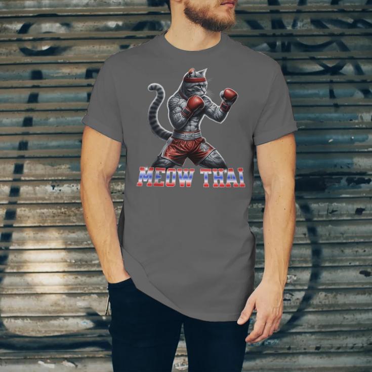 Muay Thai Cat Meow Thai Boxing Unisex Jersey T-Shirt Muay Thai Cat Meow Thai Boxing Unisex Jersey T-Shirt
