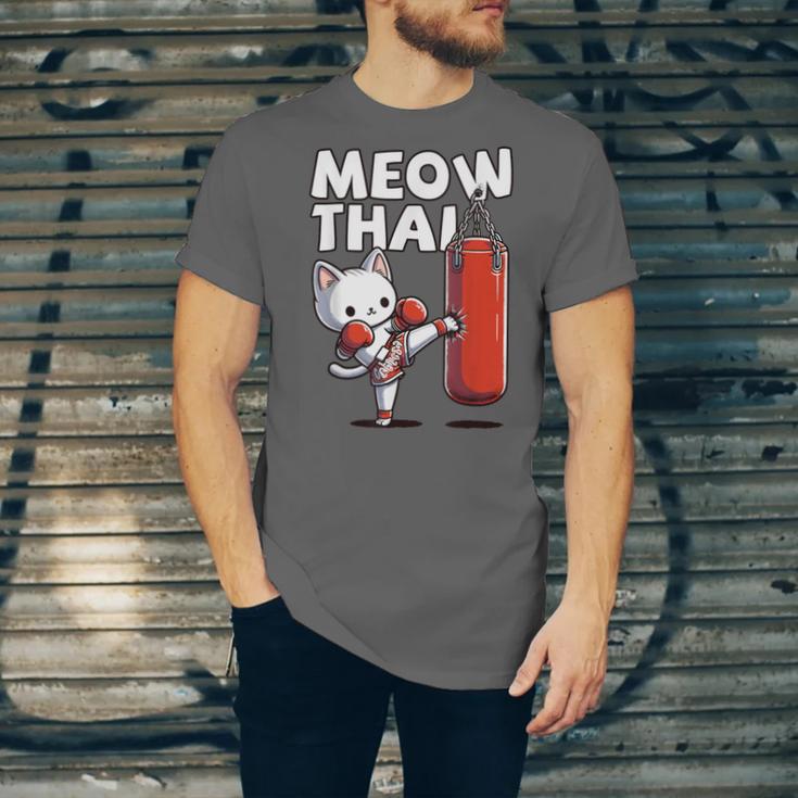 Muay Thai Cat Meow Thai Thai Boxing For Youth Muay Thai Unisex Jersey T-Shirt Muay Thai Cat Meow Thai Thai Boxing For Youth Muay Thai Unisex Jersey T-Shirt