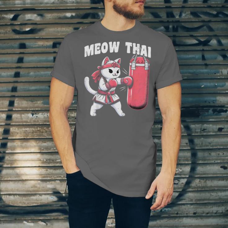 Muay Thai Cat Meow Thai Women Neko Costume Muay Thai Unisex Jersey T-Shirt