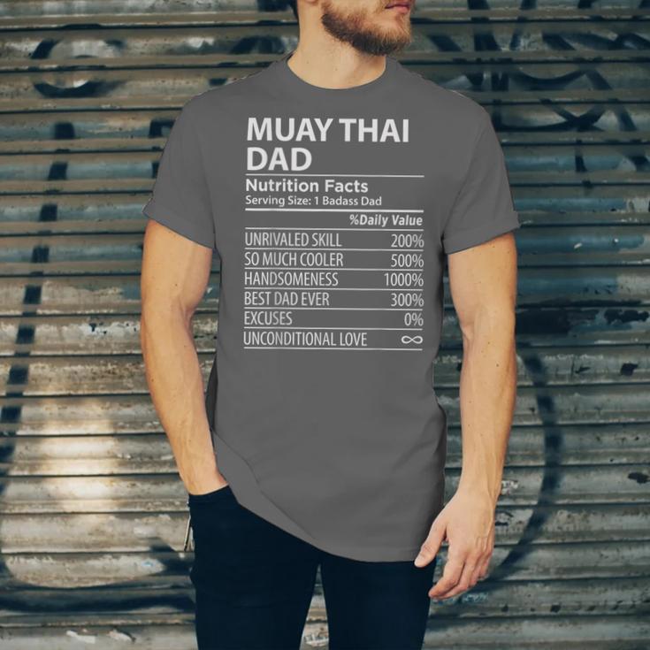 Muay Thai Dad Nutrition Facts Muay Thai Dad Unisex Jersey T-Shirt