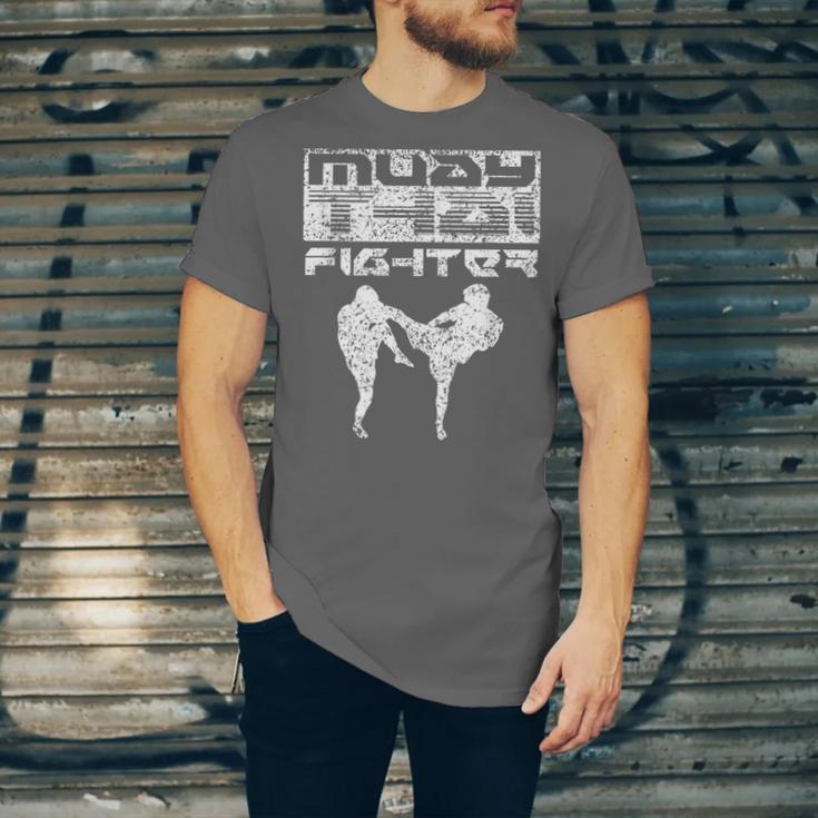 Muay Thai Fighter Boxing Martial Arts Unisex Jersey T-Shirt