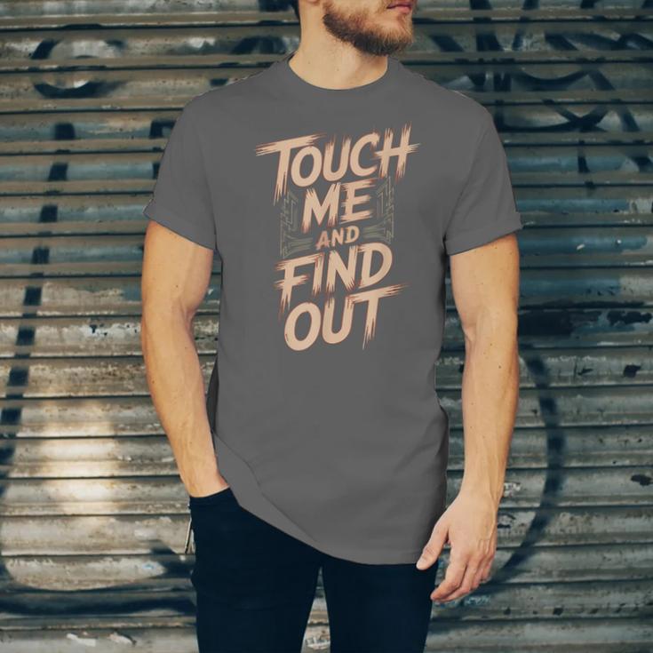 Muay Thai Fighter Touch Find Out Humor Warning Unisex Jersey T-Shirt