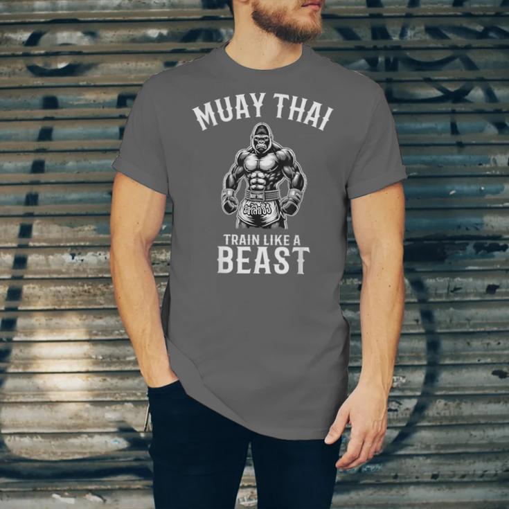 Muay Thai Gorilla Kickboxing And Gorilla Thai Boxing Unisex Jersey T-Shirt Muay Thai Gorilla Kickboxing And Gorilla Thai Boxing Unisex Jersey T-Shirt