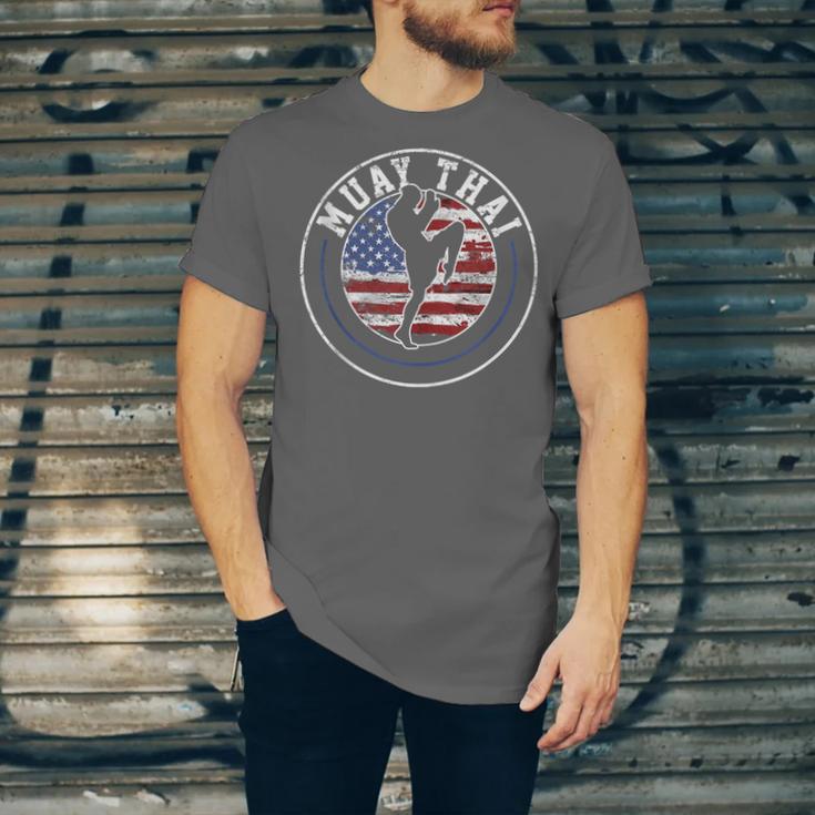 Muay Thai Kickboxing Vintage Unisex Jersey T-Shirt