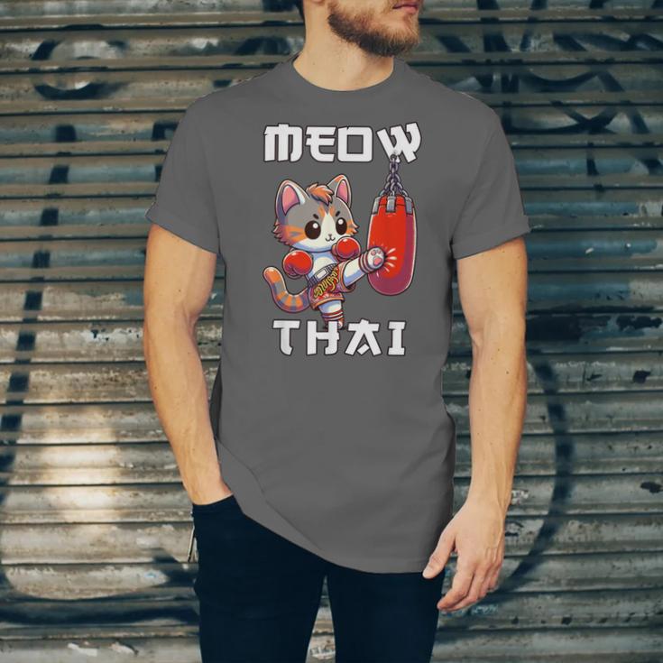 Muay Thai Meow Thai & Thai Boxing Muay Thai Cat Unisex Jersey T-Shirt Muay Thai Meow Thai & Thai Boxing Muay Thai Cat Unisex Jersey T-Shirt