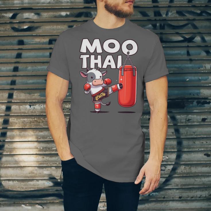 Muay Thai Moo Thai Thai Boxing For Youth Muay Thai Cow Unisex Jersey T-Shirt Muay Thai Moo Thai Thai Boxing For Youth Muay Thai Cow Unisex Jersey T-Shirt