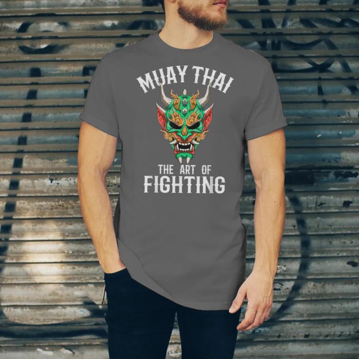 Muay Thai Oni Mask Thai Boxing And Kickboxing Unisex Jersey T-Shirt Muay Thai Oni Mask Thai Boxing And Kickboxing Unisex Jersey T-Shirt