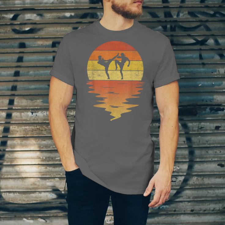 Muay Thai Shirt Retro Sunset 70s Vintage Muay Thai Unisex Jersey T-Shirt Muay Thai Shirt Retro Sunset 70s Vintage Muay Thai Unisex Jersey T-Shirt