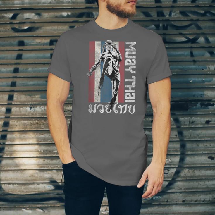 Muay Thai Shirt Thailand Flag Martial Arts Shirt Unisex Jersey T-Shirt