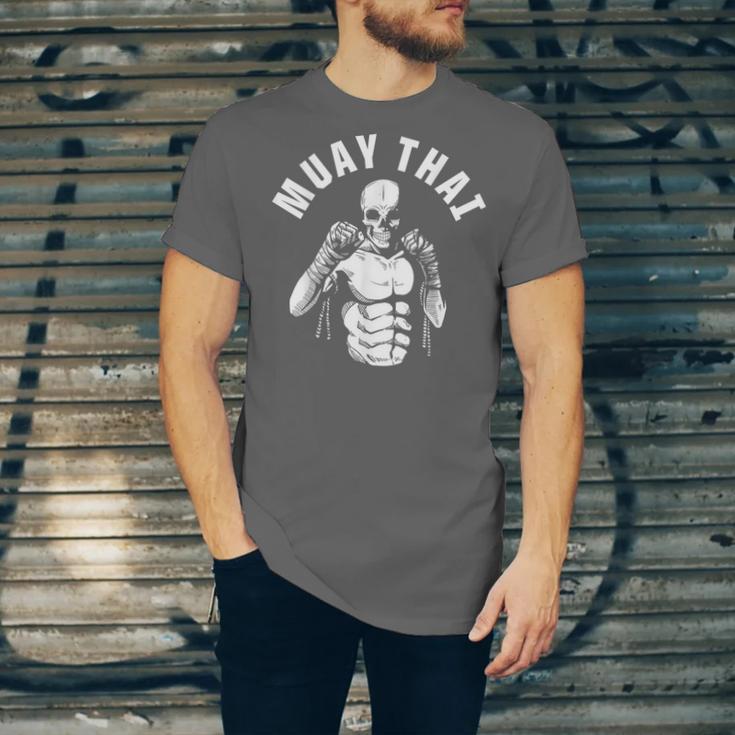 Muay Thai Skeleton Fighter MMA Club Coach Martial Arts Fight Unisex Jersey T-Shirt Muay Thai Skeleton Fighter MMA Club Coach Martial Arts Fight Unisex Jersey T-Shirt