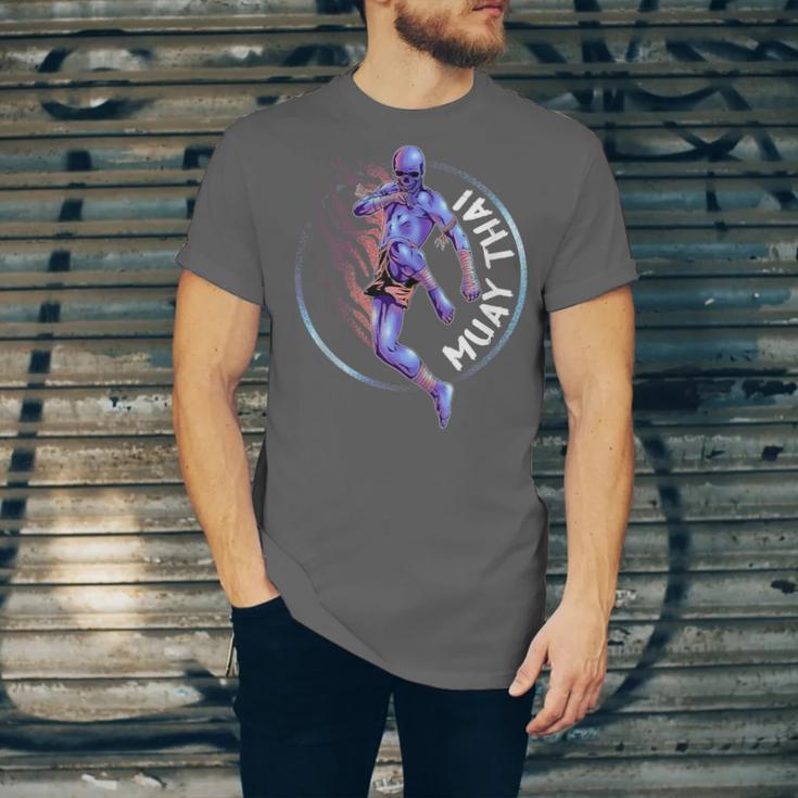 Muay Thai Skeleton Unisex Jersey T-Shirt