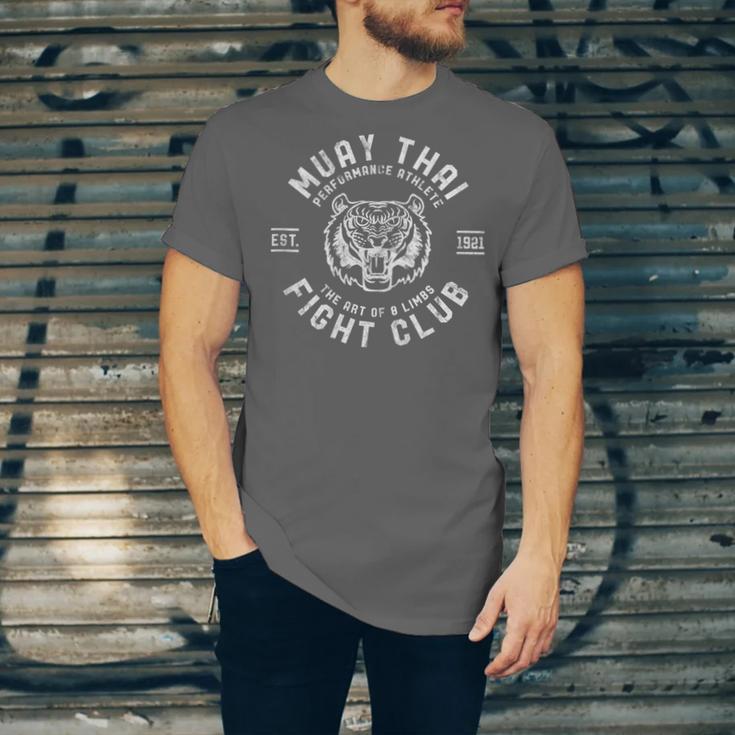 Muay Thai Street Fight Club MMA Tiger Kick Boxing Club Unisex Jersey T-Shirt Muay Thai Street Fight Club MMA Tiger Kick Boxing Club Unisex Jersey T-Shirt