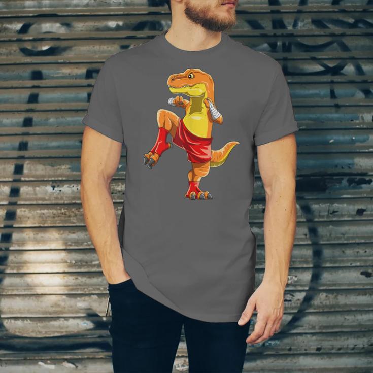 Muay Thai T-Rex Thai Boxing Unisex Jersey T-Shirt Muay Thai T-Rex Thai Boxing Unisex Jersey T-Shirt