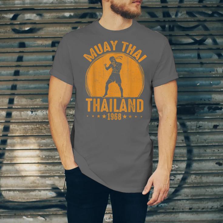 Muay Thai Thailand 1968 Slogan Sport Unisex Jersey T-Shirt