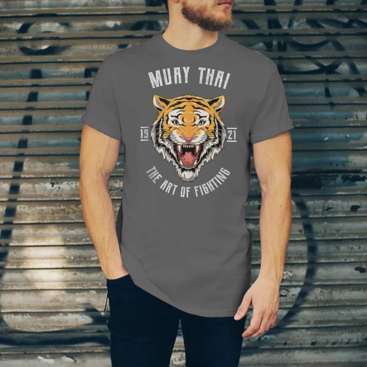 Muay Thai Tiger Thai Boxing Unisex Jersey T-Shirt Muay Thai Tiger Thai Boxing Unisex Jersey T-Shirt