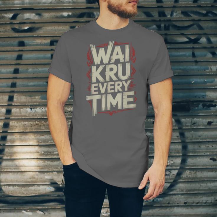 Muay Thai Wai Kru Respect Ritual Ceremony Fighter Identity Unisex Jersey T-Shirt