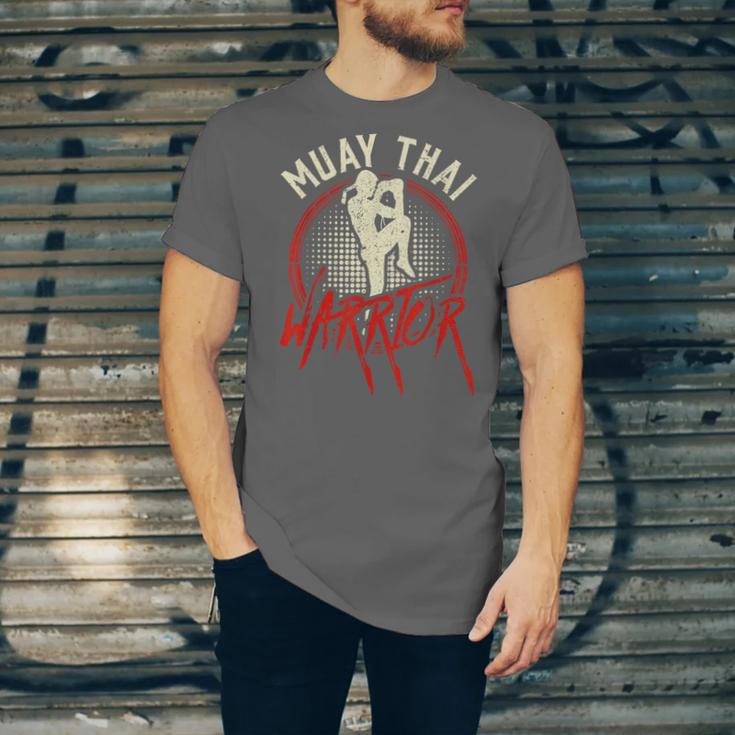 Muay Thai Warrior Fighter Boxing Martial Arts Hobby Unisex Jersey T-Shirt