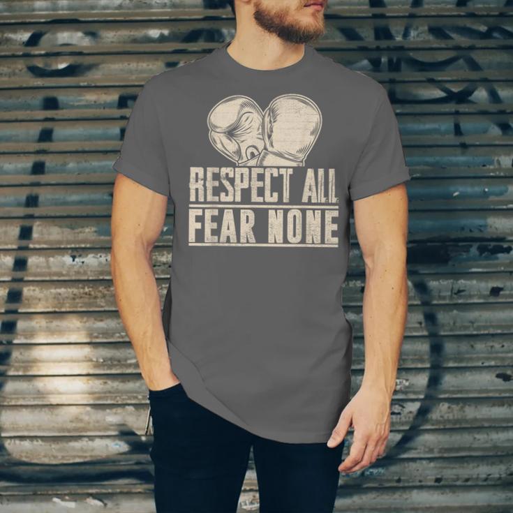 Respect All Fear None Muay Thai Unisex Jersey T-Shirt Respect All Fear None Muay Thai Unisex Jersey T-Shirt