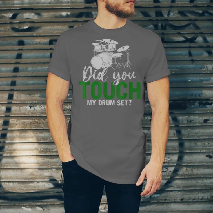 Rock Musical Instrument Band Drummer Drum Kit Unisex Jersey T-Shirt Rock Musical Instrument Band Drummer Drum Kit Unisex Jersey T-Shirt