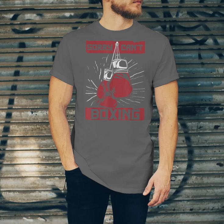 Sorry Can't Boxing Professional Boxer Muay Thai Boxing Unisex Jersey T-Shirt