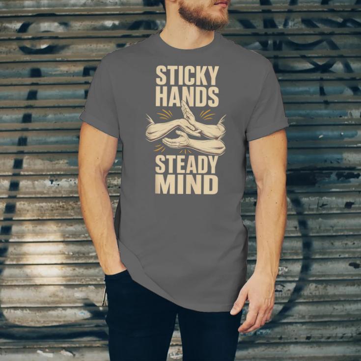Sticky Hands Steady Mind Muay Thai Boxing Sleeveless Unisex Jersey T-Shirt