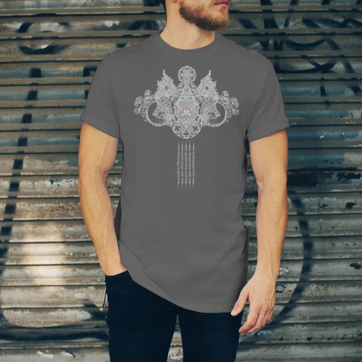 Thai Sak Yant Tattoo Muay Thai Art Unisex Jersey T-Shirt Thai Sak Yant Tattoo Muay Thai Art Unisex Jersey T-Shirt