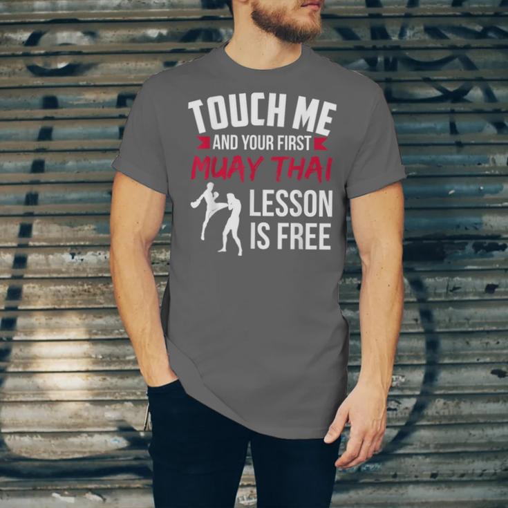 Touch Me And Your First Muay Thai Lesson Is Free Unisex Jersey T-Shirt Touch Me And Your First Muay Thai Lesson Is Free Unisex Jersey T-Shirt